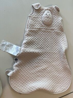 Nested Bean Quilted Cream Baby Swaddle Wrap